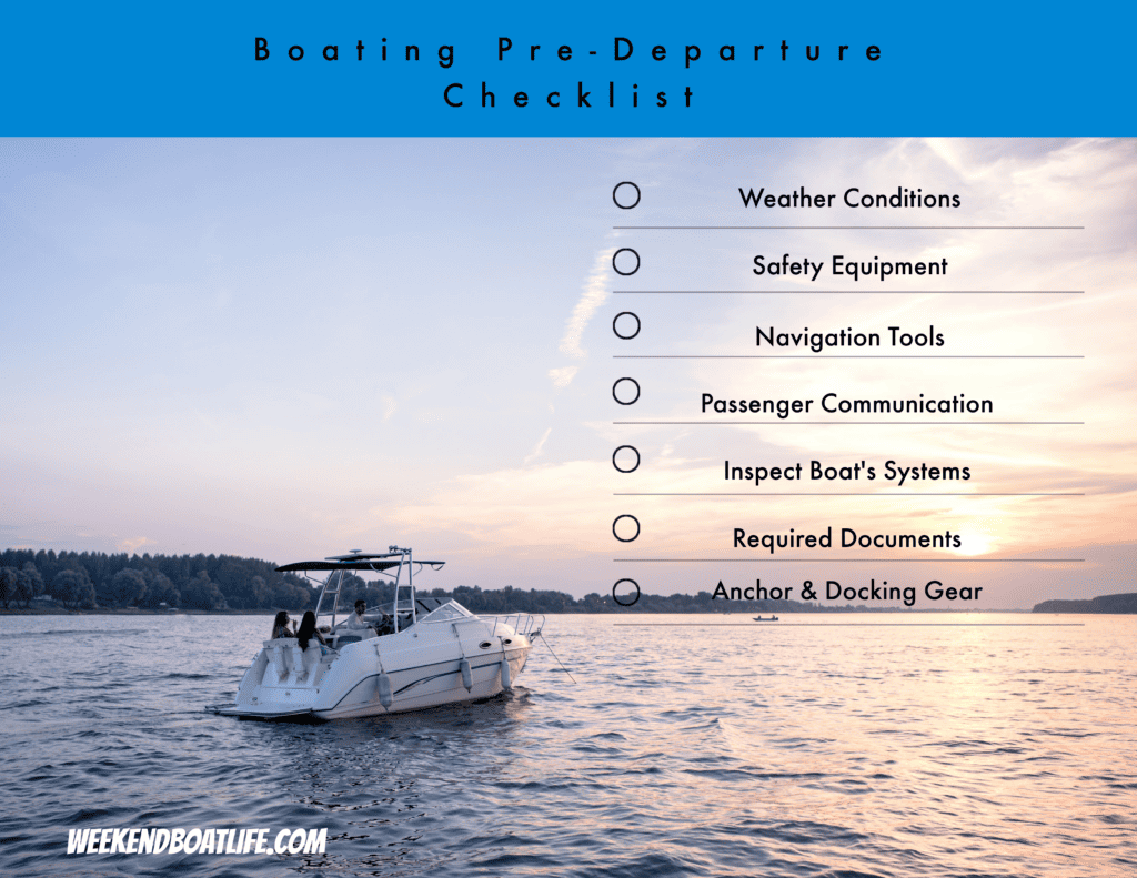 Boating Pre-Departure Checklist